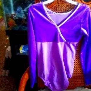 Little girls gymnastics suit size 10-12 (used)